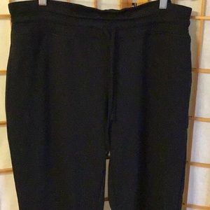 Womens 32 degree black joggers size large